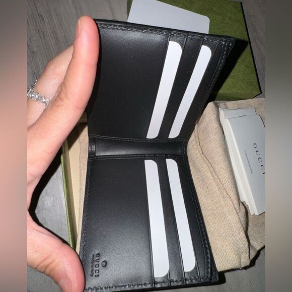 Gucci GG Supreme Web wallet - Picture 3 of 5